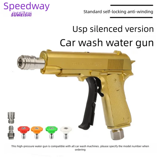 Suweishi USP Shaying.com Rote Autowaschwasserpistole Hochdruck-Autowaschanlage 2
