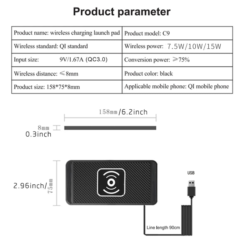 Kabelloser CarPlay & Android Auto Adapter 15 W – SwissGlanzGarage Ansicht 6