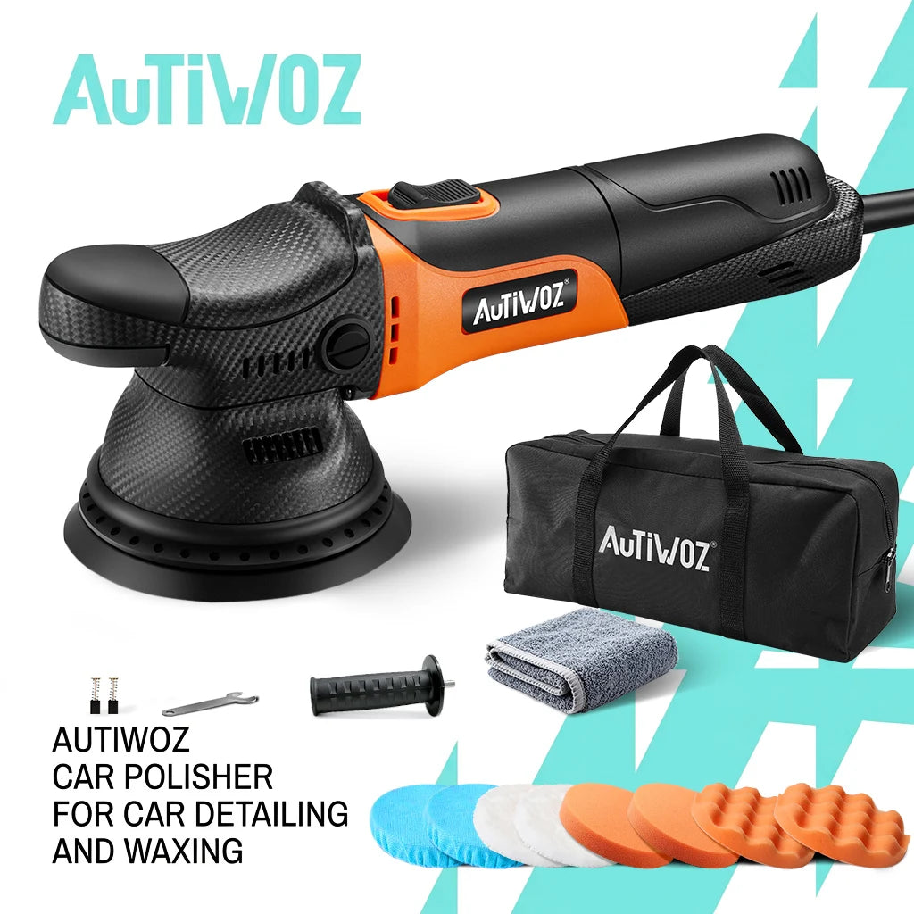 AUTIWOZ W01 630W DA Autopolierer 125mm 5 Zoll Dual Action Exzenterpuffer 6-Gang-