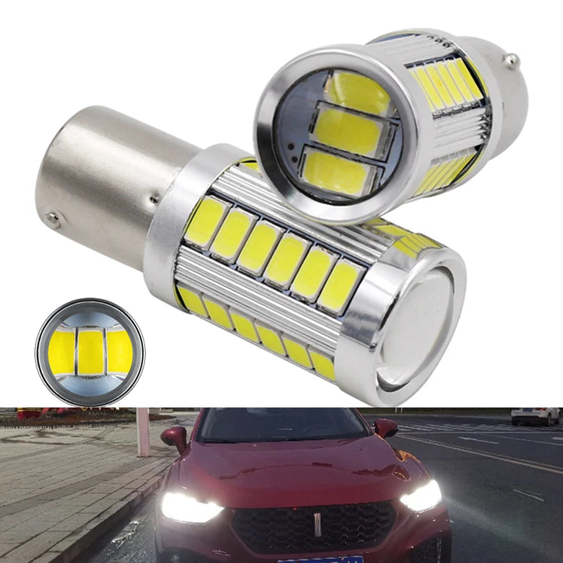 2/4/8 Stück P21W 1156 BA15S LED Birnen 7000K – SwissGlanzGarage Ansicht 3