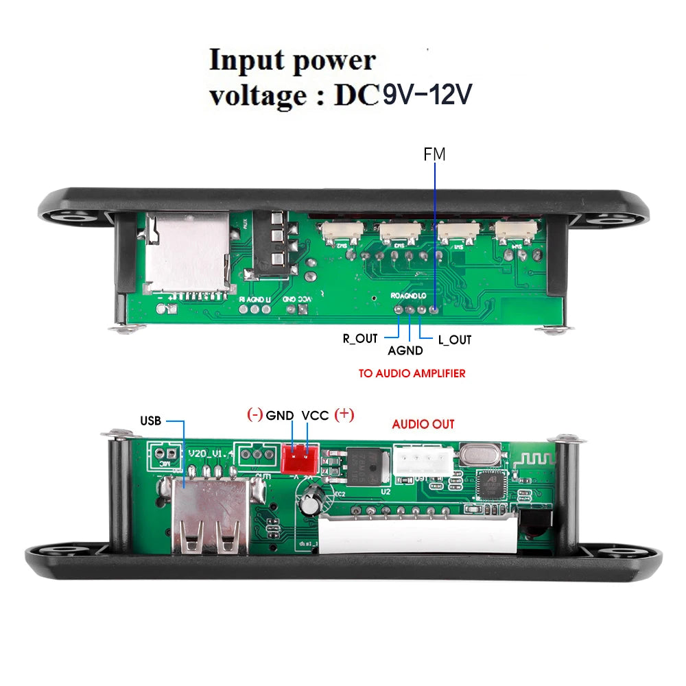 FM-Transmitter Bluetooth 5.0 mit USB-Ladegerät – – SwissGlanzGarage Ansicht 5