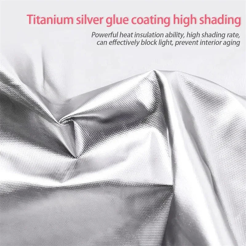 Titanium Silber Auto Sonnenschutz: Hitzeschutz & Blendschutz