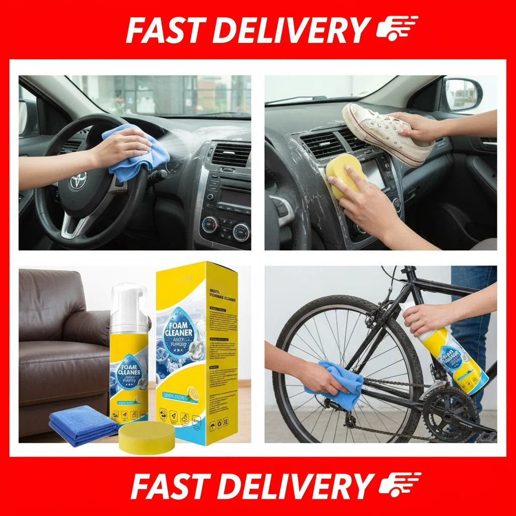 150 ml 1/2/3 Sets Mehrzweck-Schaumreiniger für den Autoinnenraum
