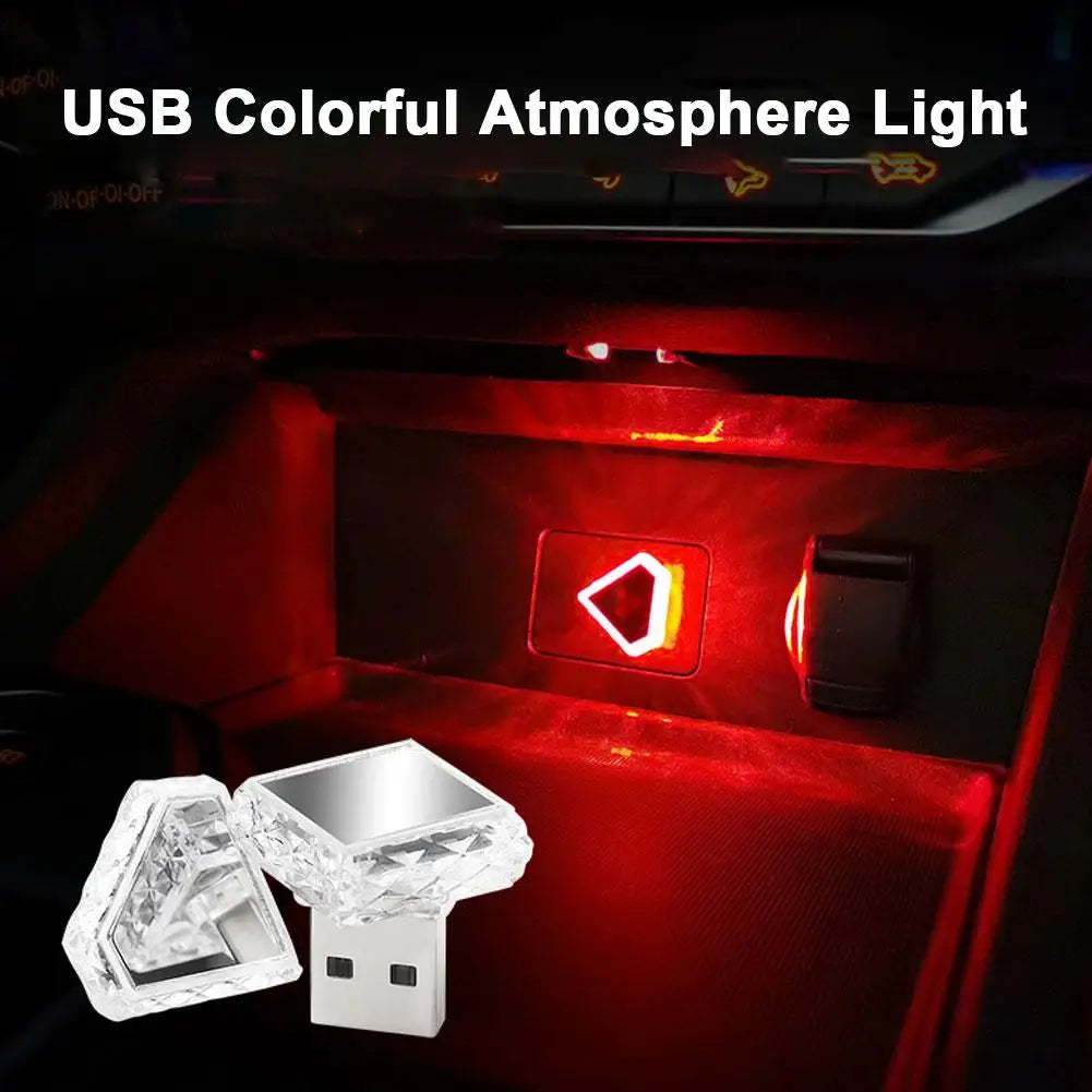 Multicolor USB Auto Ambientebeleuchtung – SwissGlanzGarage Ansicht 3