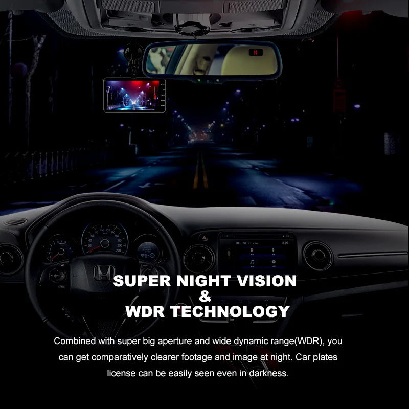 Dashcam 24H Touch Night Vision FULL HD 1080P – SwissGlanzGarage Ansicht 6