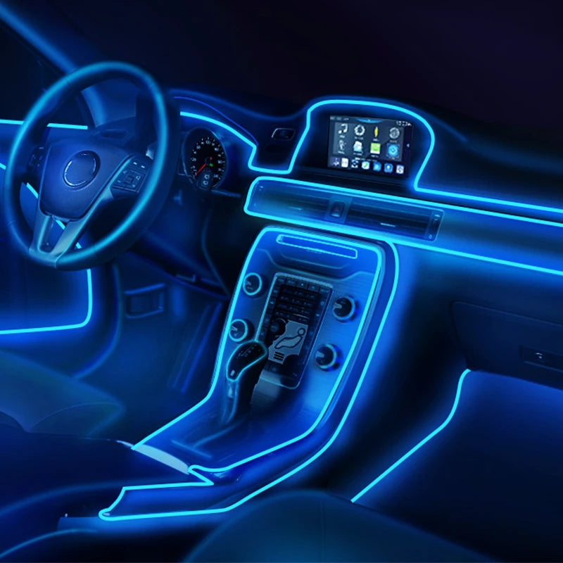 Auto LED Licht Innen Umgebung LED-Streifen mit USB-Zigaretten