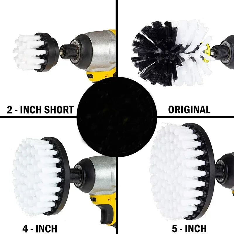 Bürsten-Set für Power Scrubber 2/3.5/4/5 Zoll – SwissGlanzGarage Ansicht 2