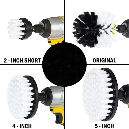 Bürsten-Set für Power Scrubber 2/3.5/4/5 Zoll – SwissGlanzGarage Ansicht 2