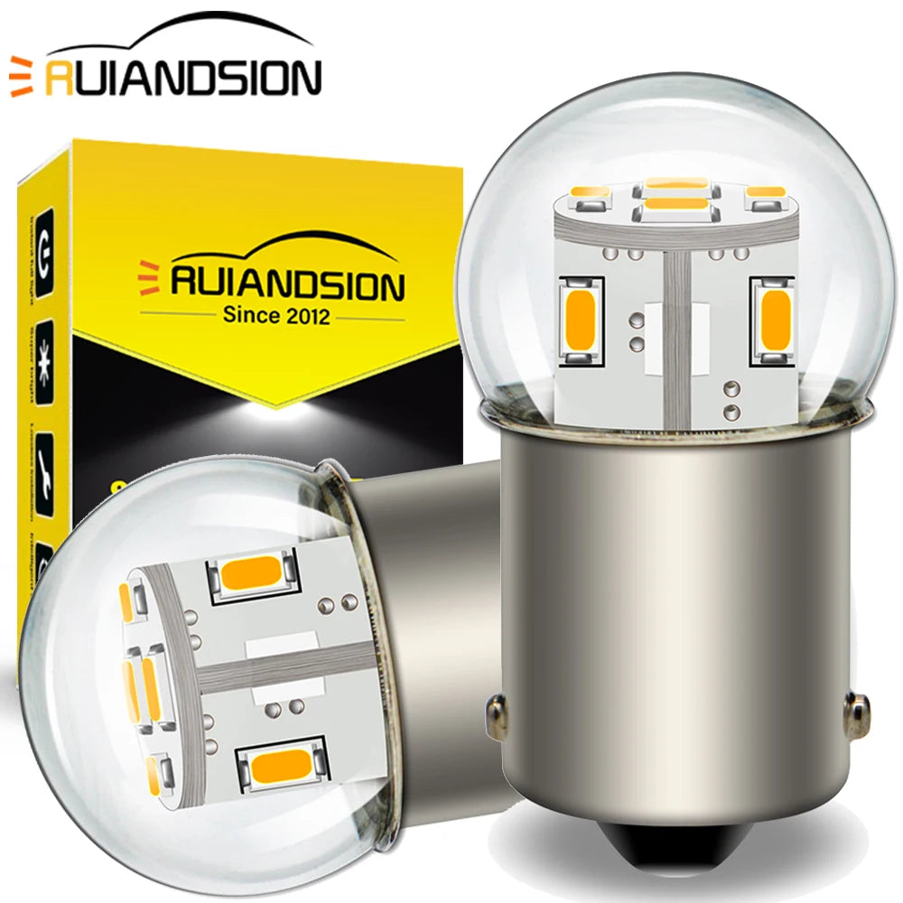 1156 BA15S LED 6V 12V 24V 48V P21W 1157 BAY15D – SwissGlanzGarage Ansicht 2