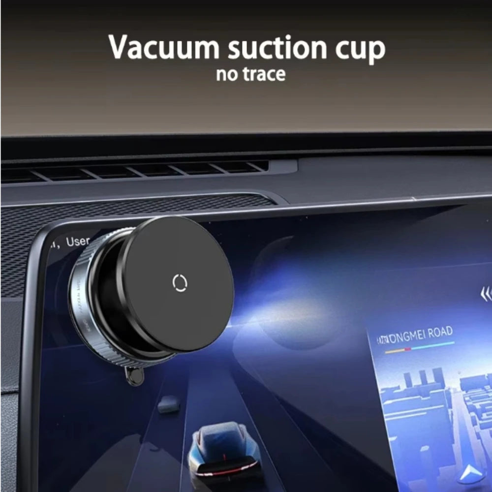 Magnetische Auto-Handyhalterung 360° ° Verstellbare Vakuum-Saughalterung Faltbare Universal-Handyhalterung für Armatu...