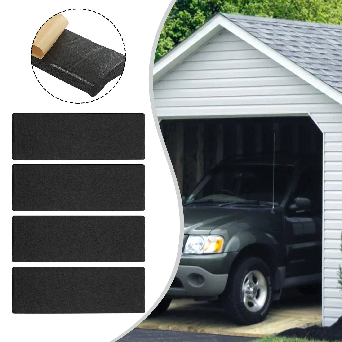 Garage Türschutz Wand-Eckschutz Schaumblock Set – SwissGlanzGarage Ansicht 5