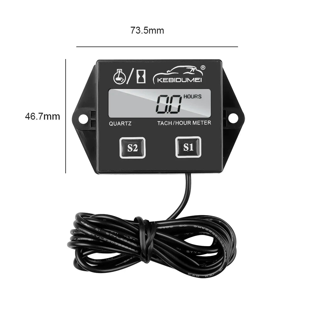 Wasserdichter Motorrad-Tachometer 0-20000 U/min – SwissGlanzGarage Ansicht 6