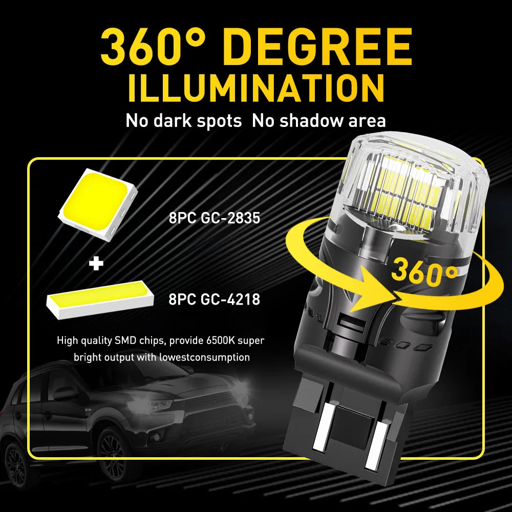 AUXITO Canbus T20 LED 7443 W21/5W Lampen – SwissGlanzGarage Ansicht 3