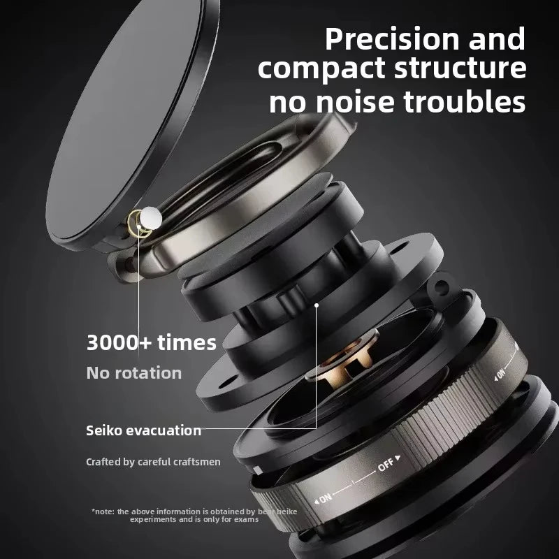 Magnetischer Handyhalter für Auto, 360° ° Drehbare, faltbare und verstellbare magnetische Autohalterung, kompatibel m...