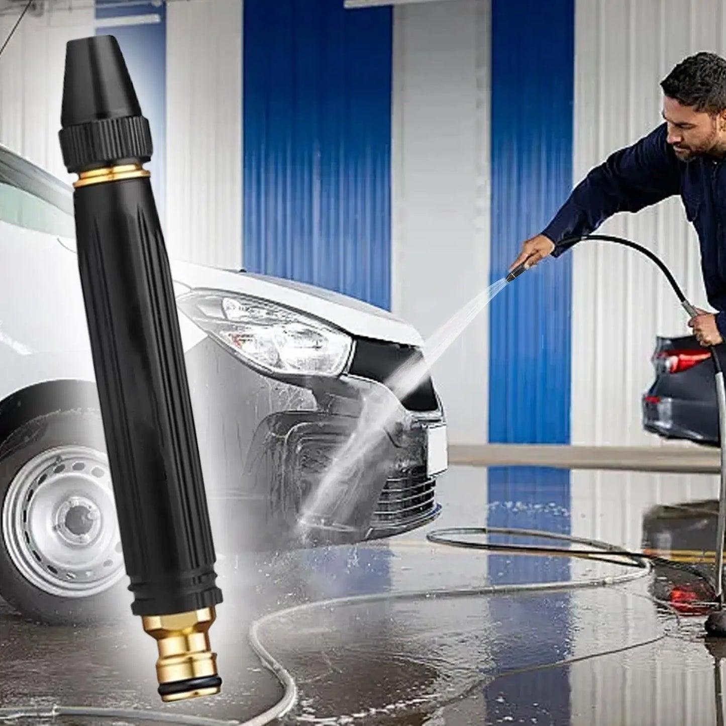 Auto Waschen Wasser Pistole Düse Garten Schlauch Wasser Düse Sprayer Hochdruck M