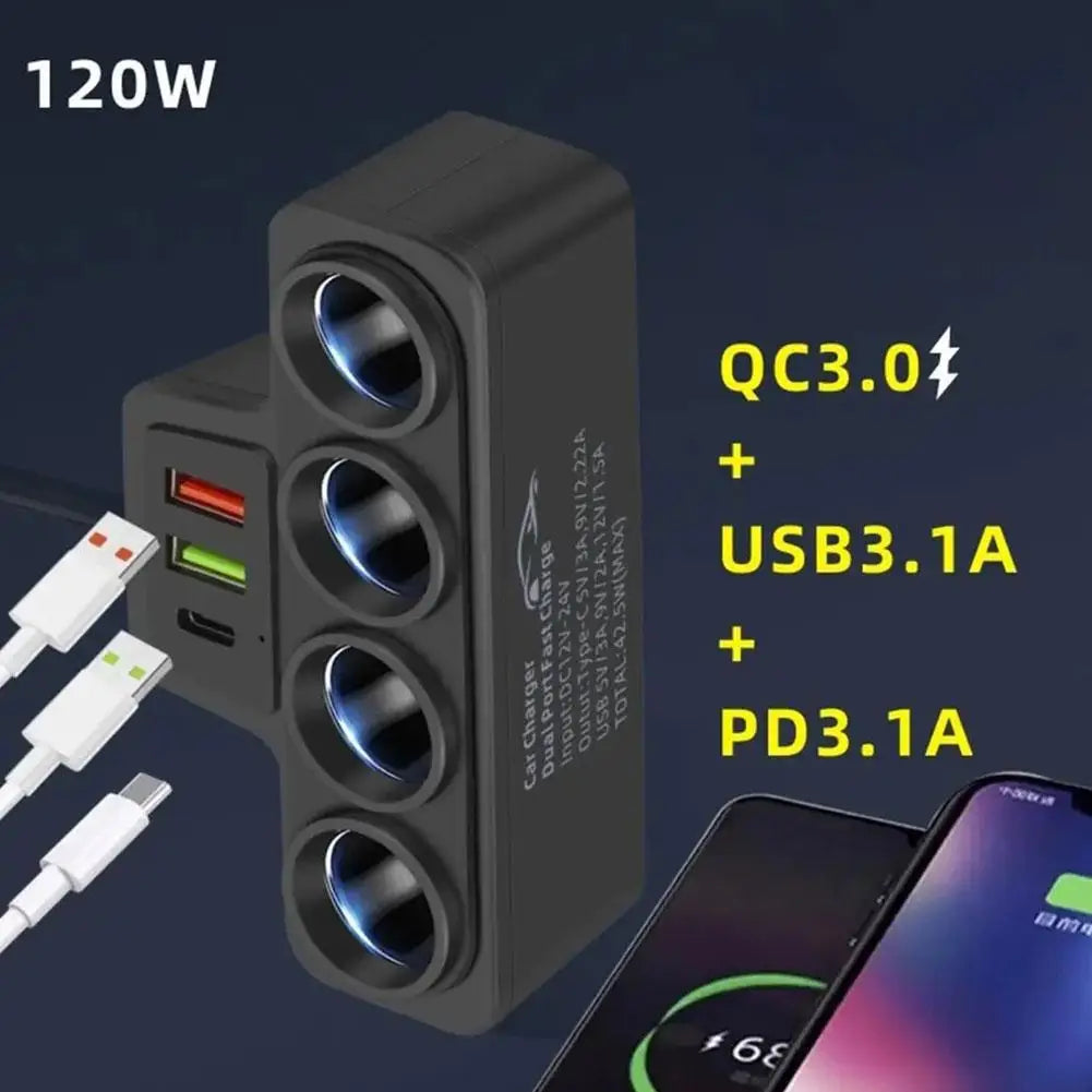 12V/24V Auto Zigarettenanzünder Adapter – SwissGlanzGarage Ansicht 5