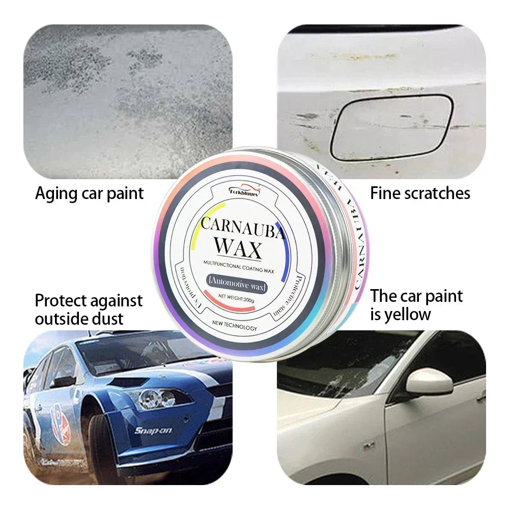 Carnauba-Paste Autowachs Autopflege-Wachs Brasilianisches Polierwachs Hochglanz-Superhydrophobe Beschichtung Glanzpaste