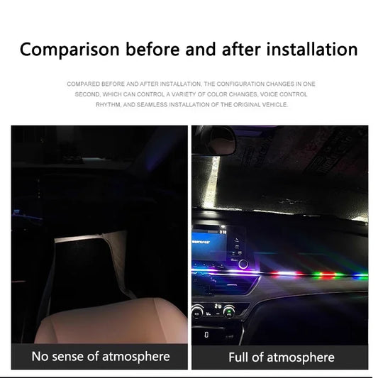 Farbige LED Innenraumbeleuchtung mit Fernbedienung – SwissGlanzGarage Ansicht 2