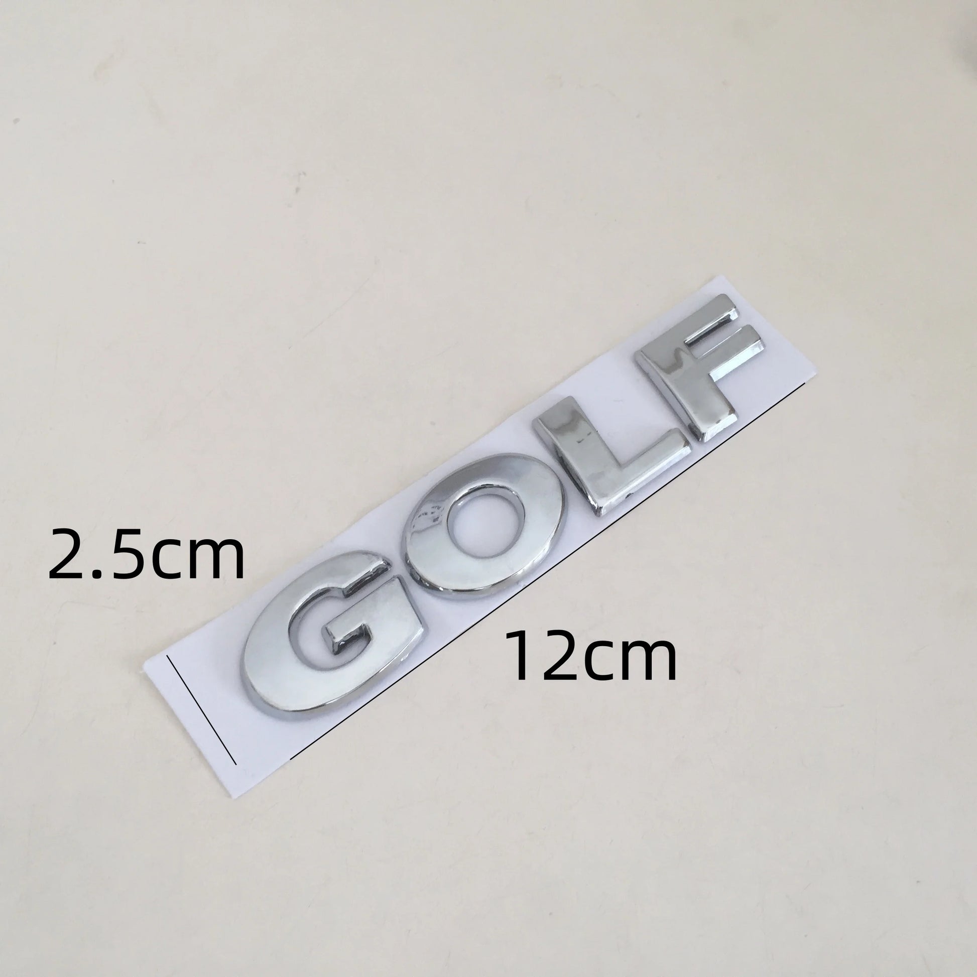 3D ABS GOLF Kofferraum Emblem Aufkleber – SwissGlanzGarage Ansicht 5