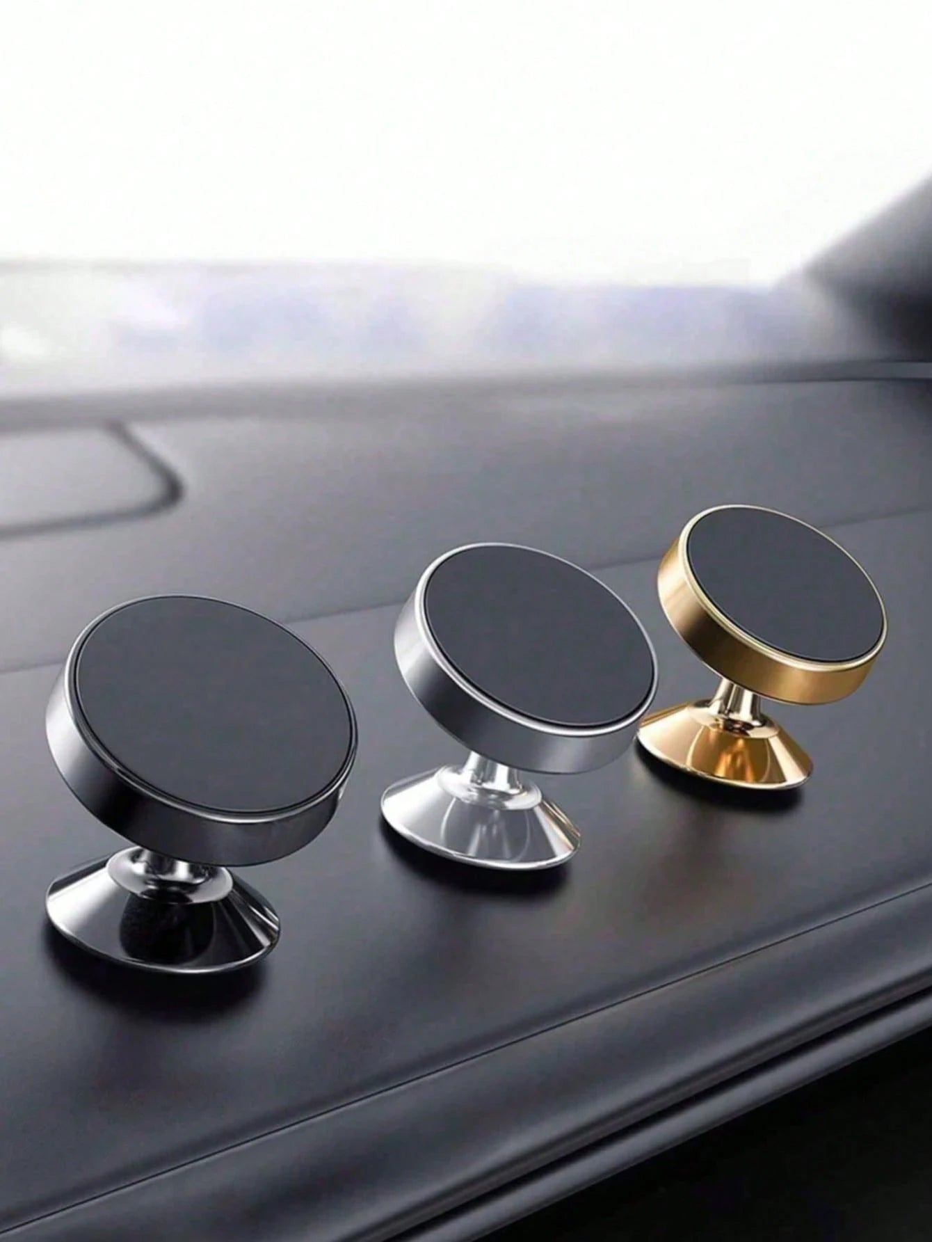 Auto-Handyhalterung mit Magnetischer 360-Grad-Rotation, Metall-Autohalterung für Armaturenbrett, Magnetische Telefonh...