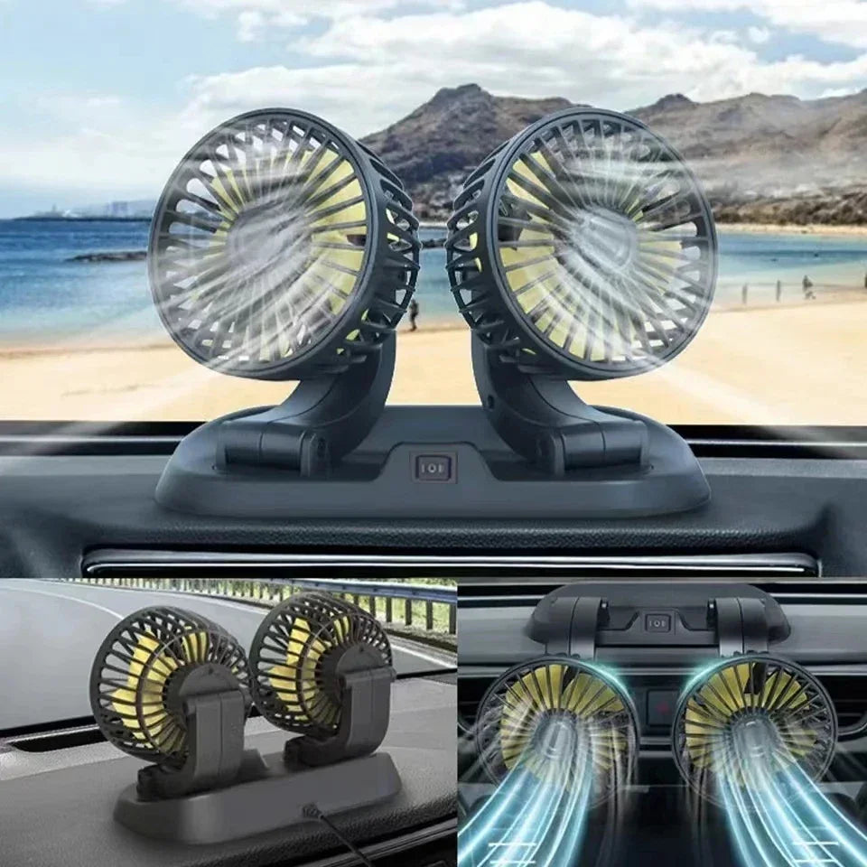 USB Auto-Lüfter mit Dual-Kopf – SwissGlanzGarage Ansicht 6