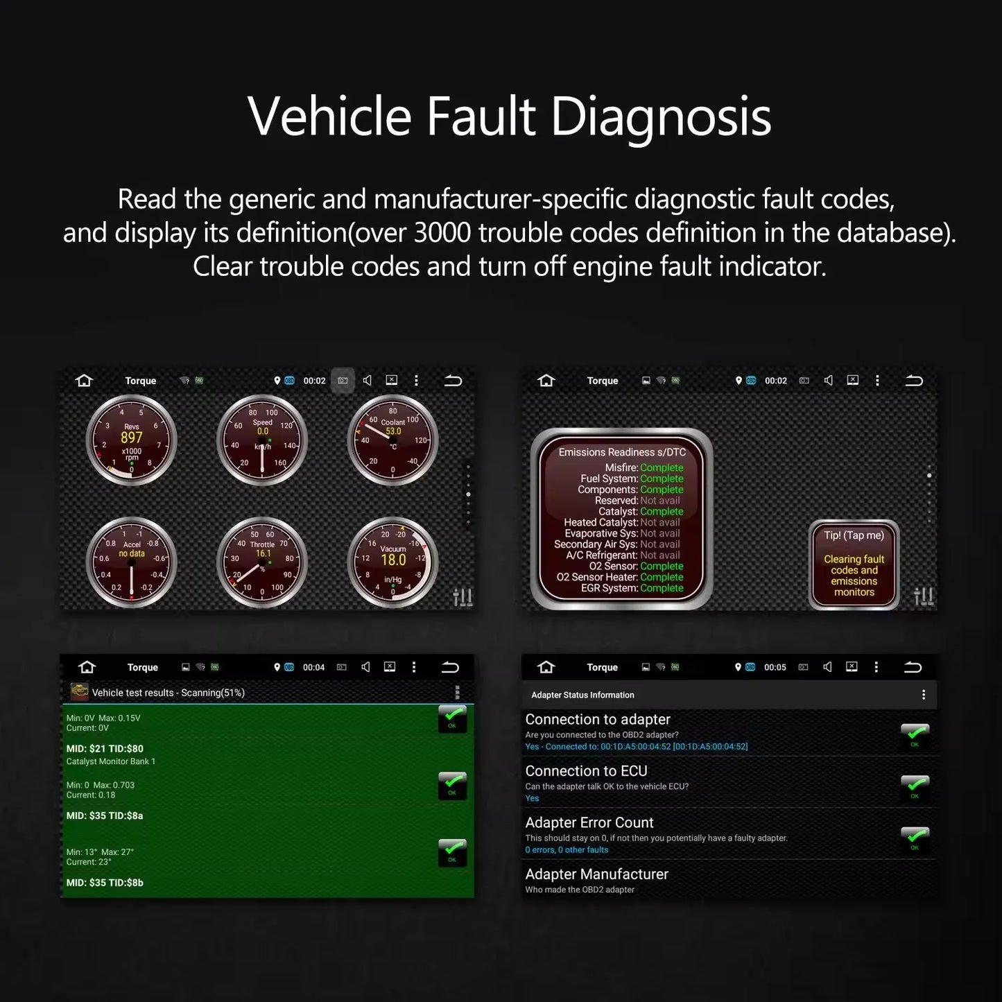 OBD2 Mini Bluetooth Diagnosegerät 16 PIN – mit kabellosem – SwissGlanzGarage Ansicht 6