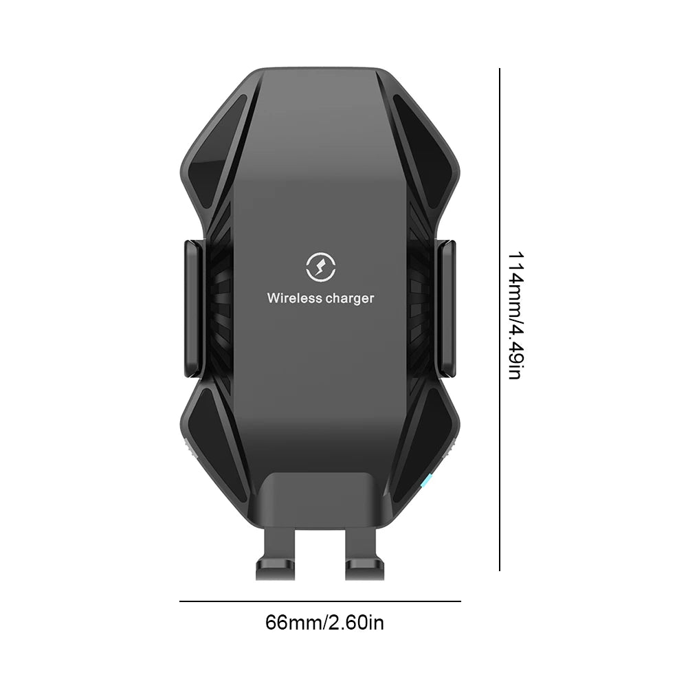 15 W Schnellladung Auto Drahtloses Ladegerät Armaturenbrett Lüftungsschlitze Telefon Ladehalter 360 Rotation für iPho...