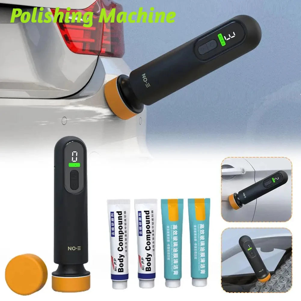 Auto Polierer Mini Drahtlose Polierer Auto Polieren Waxing Maschine Elektrische
