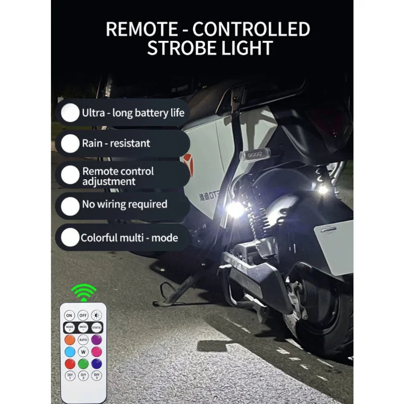 Kabellose LED Stroboleuchten Set – SwissGlanzGarage Ansicht 2