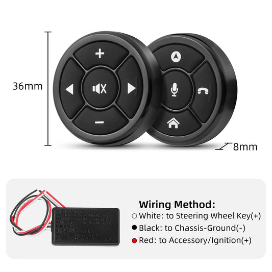 10-Tasten Kabelloser Lenkradsteuerungs-Button – SwissGlanzGarage Ansicht 6
