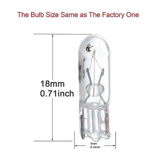 Halogenlampe T5 12V 1,2W W2W für Auto-Innenraum – SwissGlanzGarage Ansicht 2