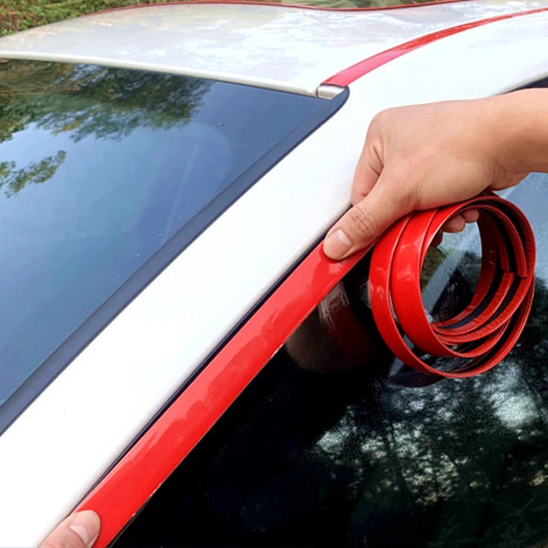 Auto-Streifen Rot für Stossstange und Türschutz – SwissGlanzGarage Ansicht 2