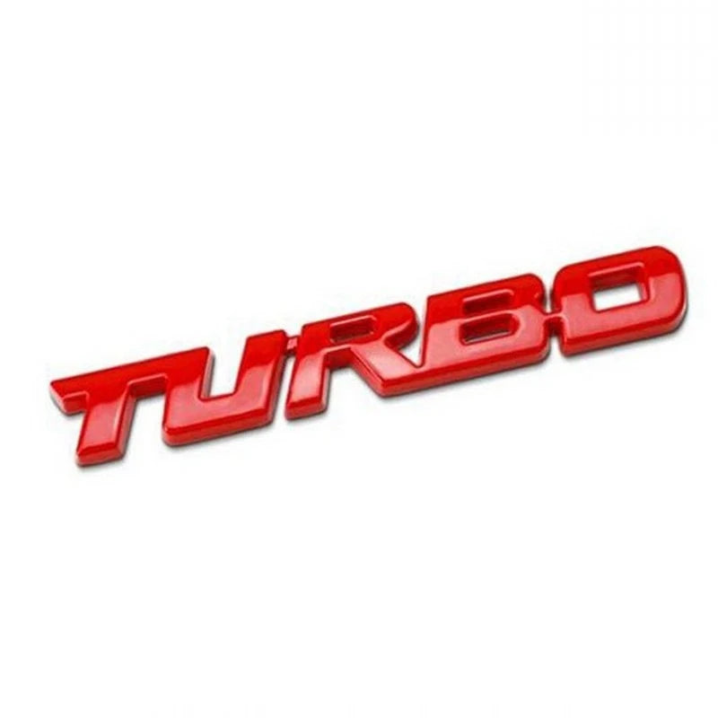 Turbo 3D Emblem Auto-Aufkleber – SwissGlanzGarage Ansicht 6
