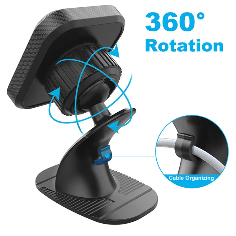Magnetisches Telefon Auto halterung, ywor 360 ° Armaturen brett magnetischer Autotelefon halter, universeller Autotel...