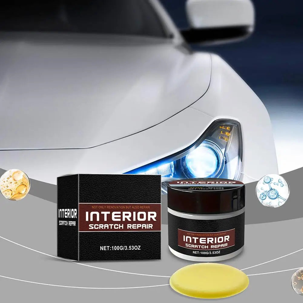 Professioneller Kratzerentferner für Autos, 100g Premium-Lackpflegepaste für leichte Kratzer, Wirbelmuster und Oxidation