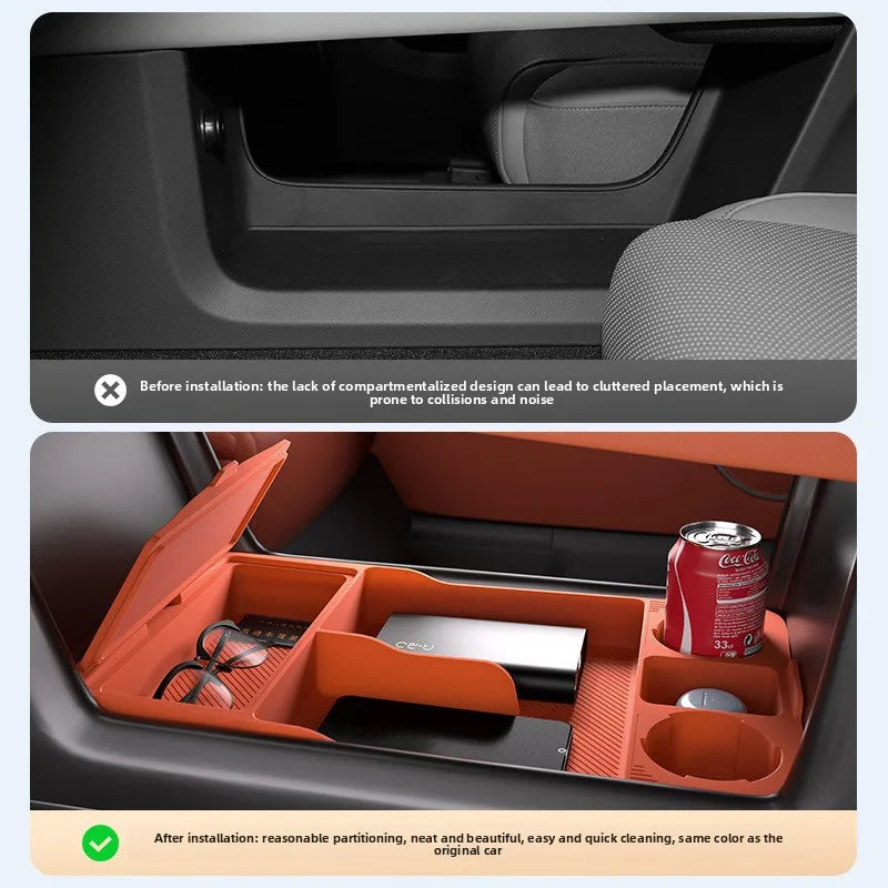 Geeignet für Ideal L9 L8 L7 L6 Aufbewahrungsbox Mittelkonsole Untere