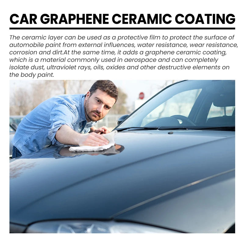 Auto Nano-Keramikbeschichtung Autowachs Nano-Lackschutz Hydrophobe Schutzbeschichtung Auto-Detailing-Set für Glanz Au...