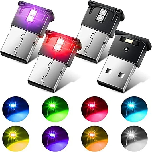 Mini USB LED Auto Ambiente Beleuchtung – SwissGlanzGarage Ansicht 2