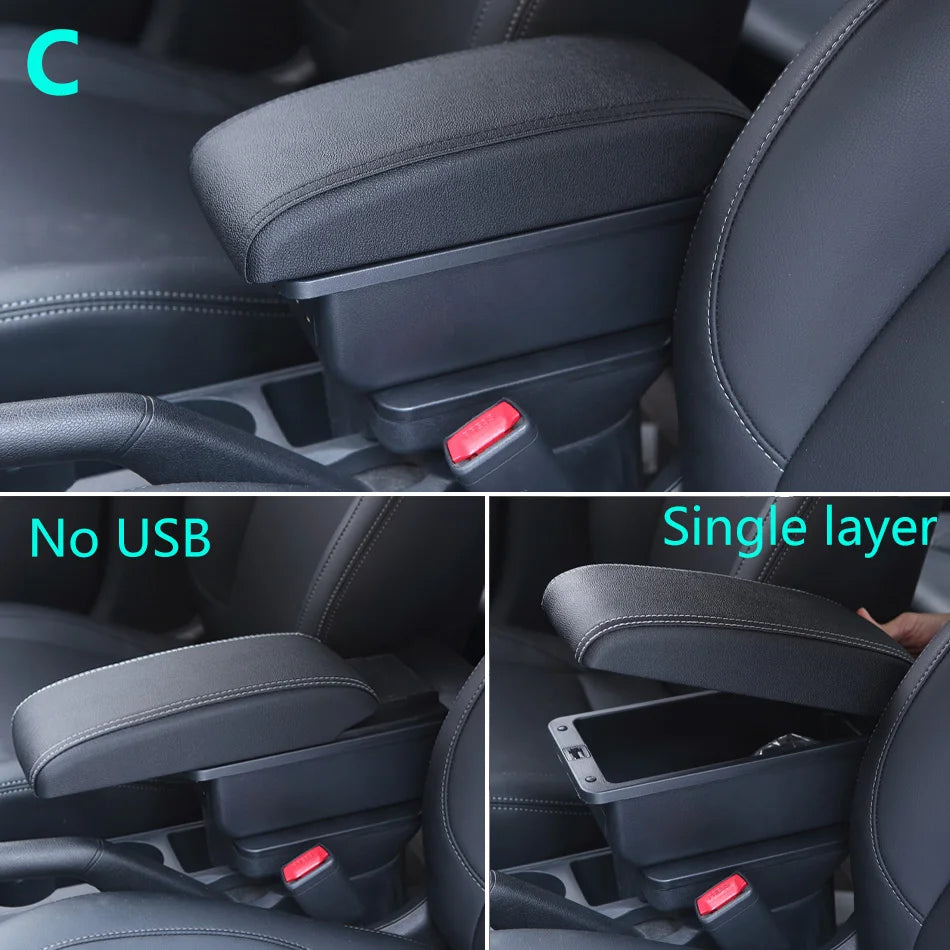 Armlehnenbox für Ford Fiesta MK7 2009-2020 – SwissGlanzGarage Ansicht 6