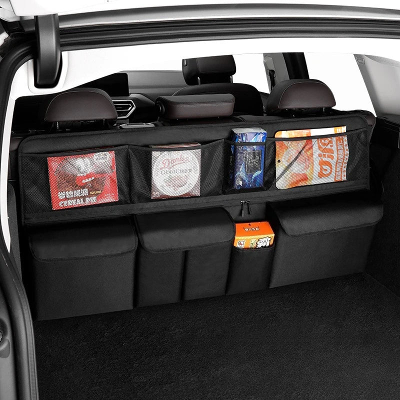 Auto Stamm Lagerung Tasche Universal Auto Stamm Organizer Auto Sitz Zurück Hängen Tasche Faltbare Auto Lagerung Tasch...