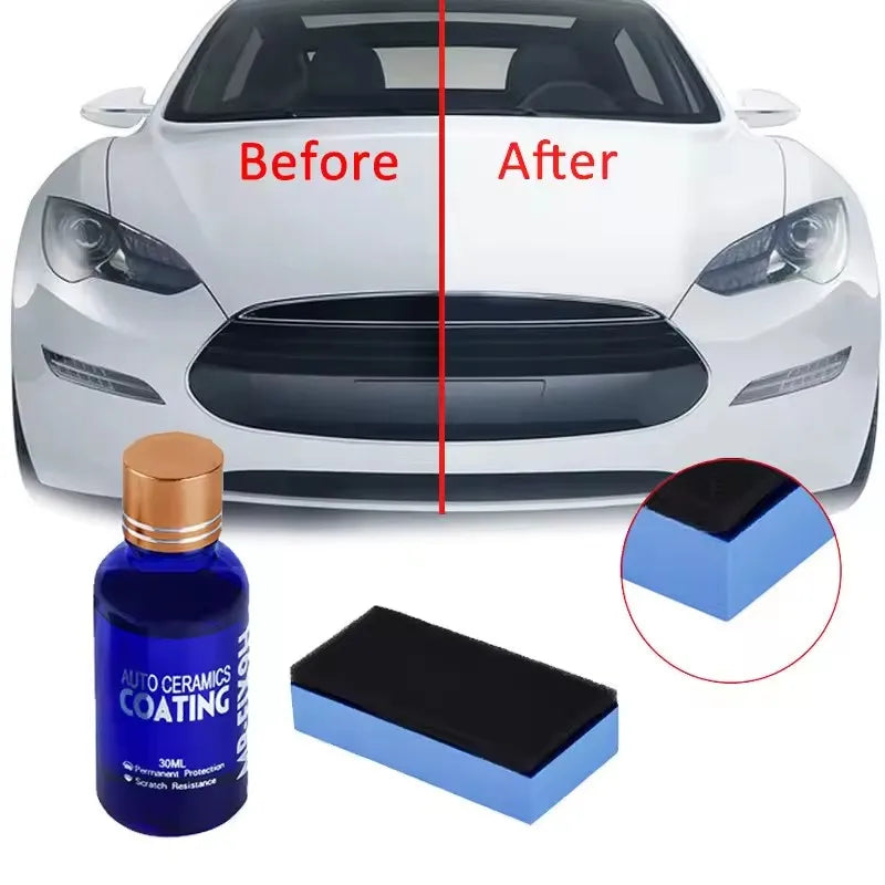 MR.Fix 9H Auto Flüssig-Keramikbeschichtung Hydrophobe Glasversiegelung Motorrad-Lackpflege Kratzfester Auto-Detailing...