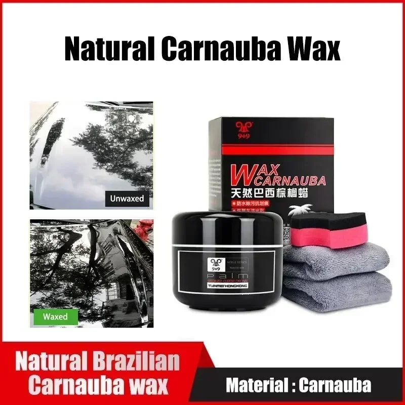 Natürliches Brasilianisches Carnaubawachs Lackpolitur und Fleckenentferner Anti-Kratzer Autowachs Beschichtung Festes...