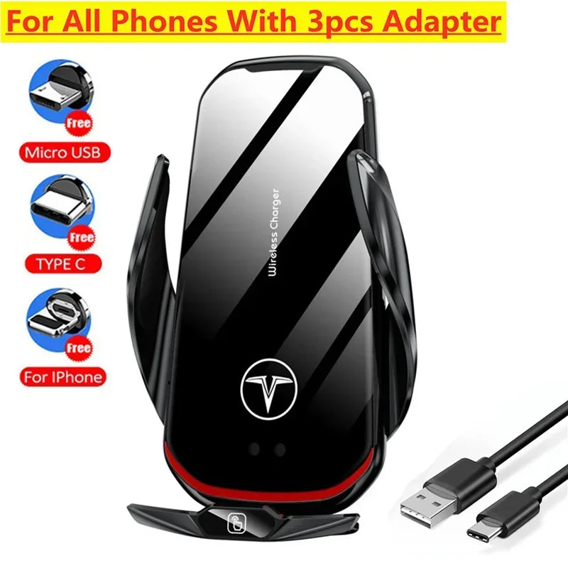Auto kabelloses Ladegerät Autotelefon halter stehen smart magnetic 15w Schnell ladestation Auto halterung für iPhone ...
