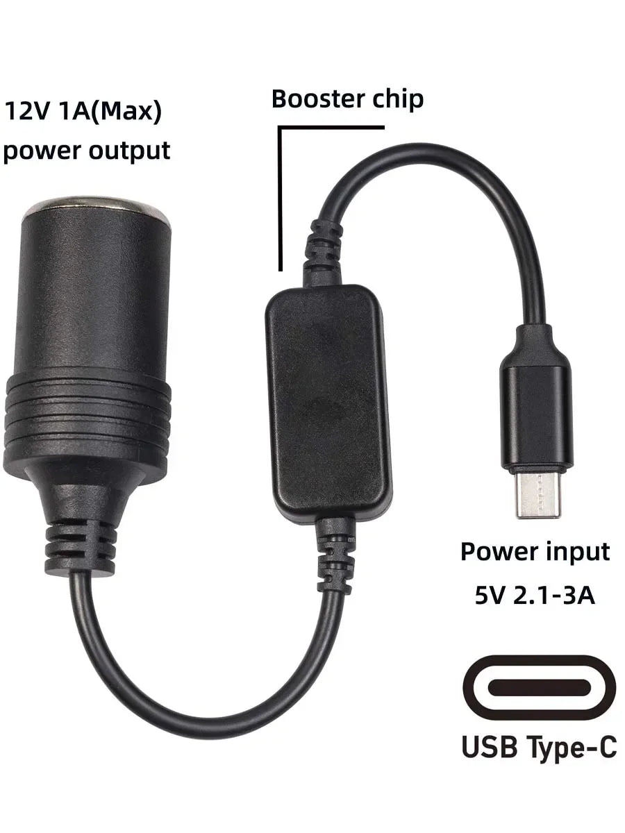 USB zu 12V Zigarettenanzünder Adapter – SwissGlanzGarage Ansicht 6