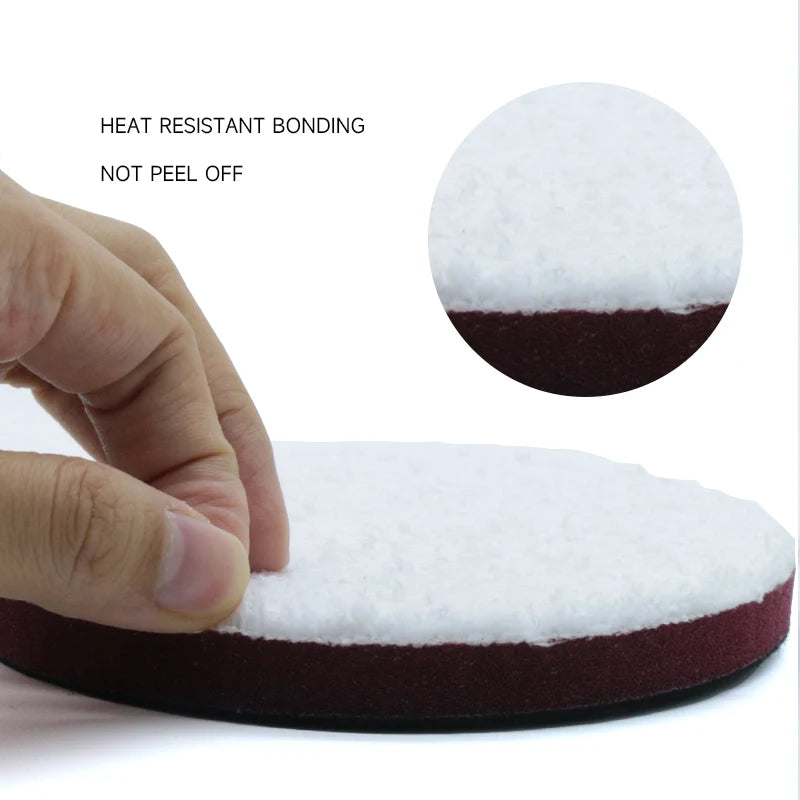 DETAILING 3/5/6/zoll Mikrofaser Polieren Pad Für Autos Körper Polnischen Micro Faser Polieren Räder für Auto Polierer...