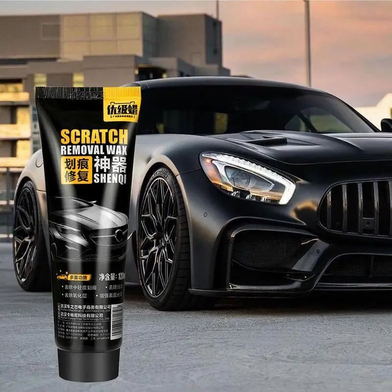 Kratzerentferner für Auto, 120 ml, Farbpolierpaste für Auto, schwarze Fahrzeugfarbe, Polierpaste, professionelle Auto...