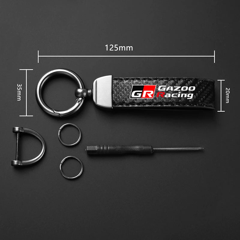 Auto-Leder Schlüsselanhänger GR Sport Gazoo Racing – SwissGlanzGarage Ansicht 5