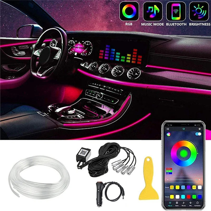 Auto LED Innen Atmosphäre Lichter Universal RGB…