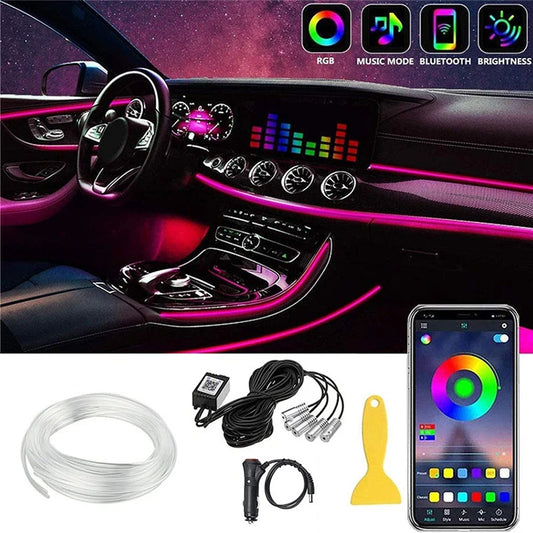 Auto LED Innen Atmosphäre Lichter Universal RGB…