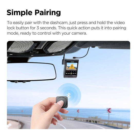 VIOFO BTR200 Kabellose Bluetooth Fernbedienung – SwissGlanzGarage Ansicht 2